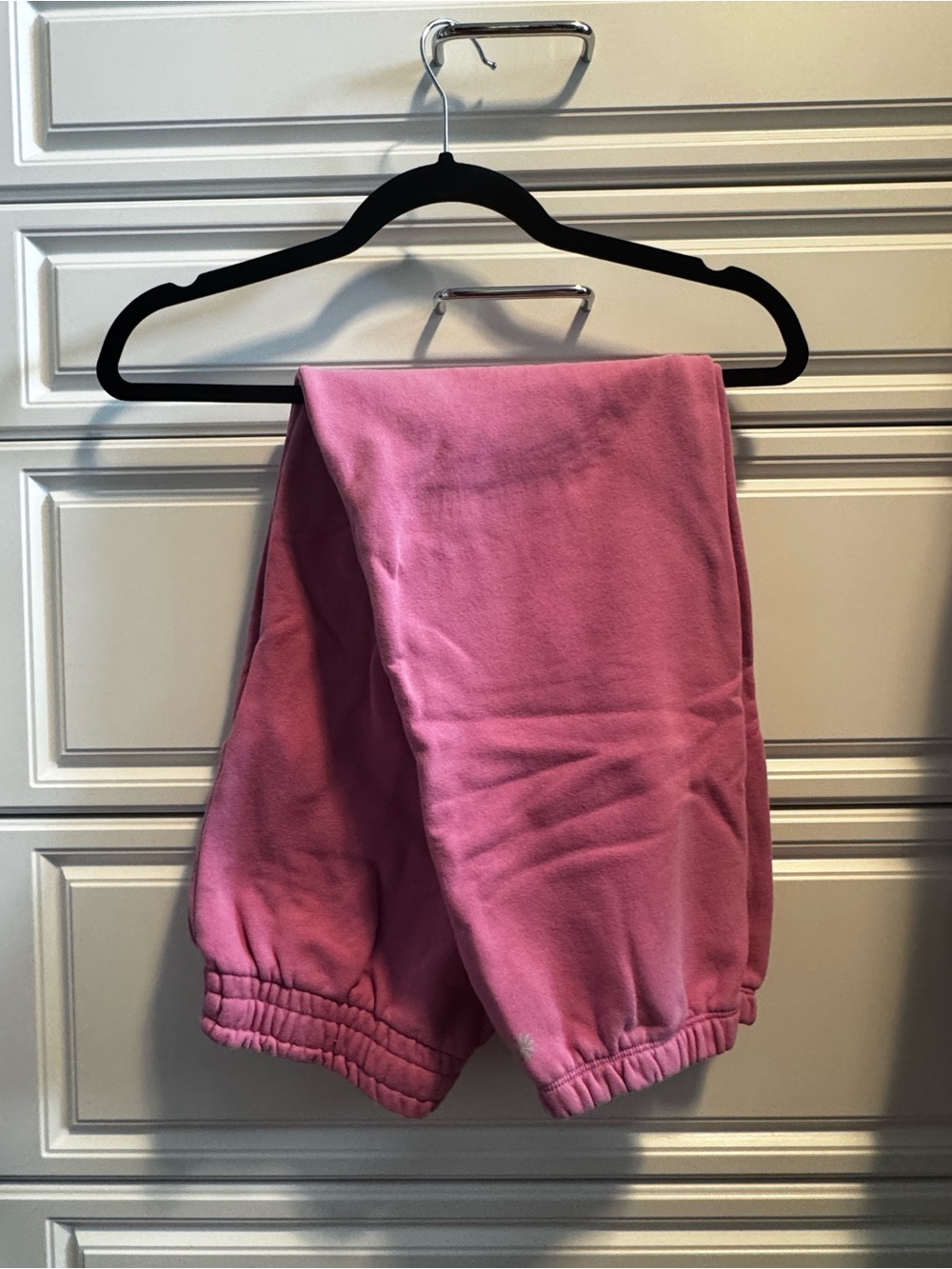 Athleta Girl Bright Pink Fleece Sweatpants